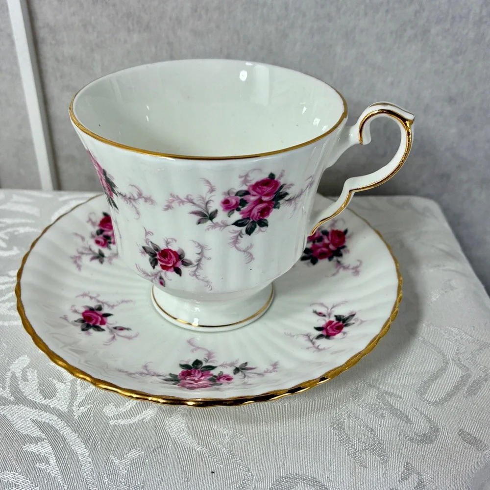VTG Hammersley Princess House Spode Bone China Tea Cup Saucer Made in England